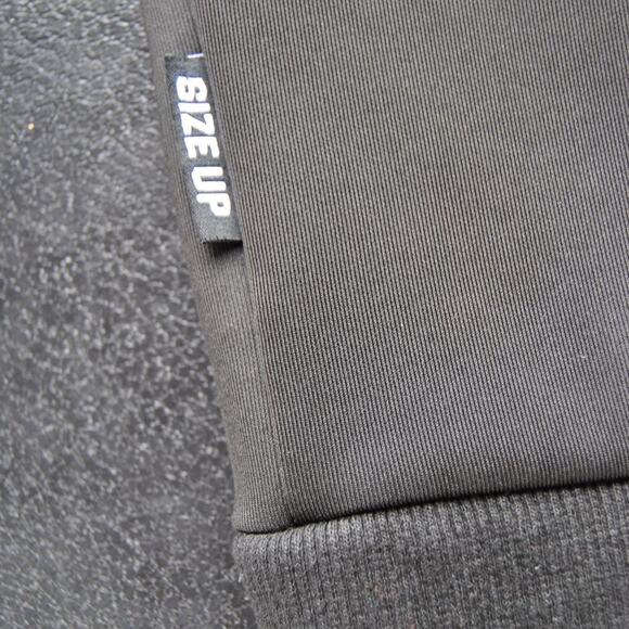 Size Up Black and White Full Zip Up Track Jacket Small - Picture 9 of 9